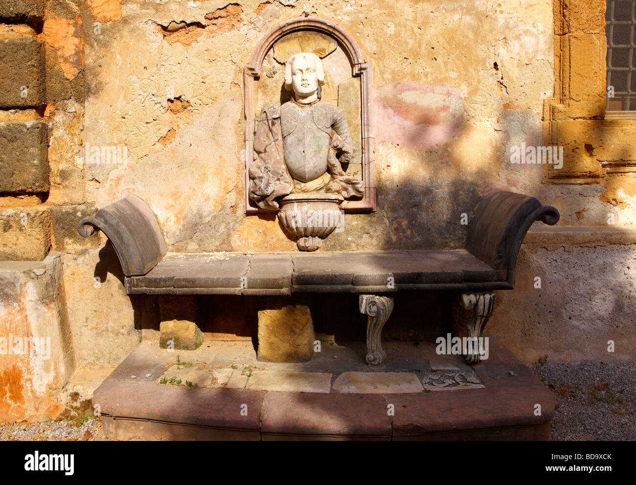 Garden of Baroque Villa Palagonia Baghera Sicily Stock Photo - Alamy