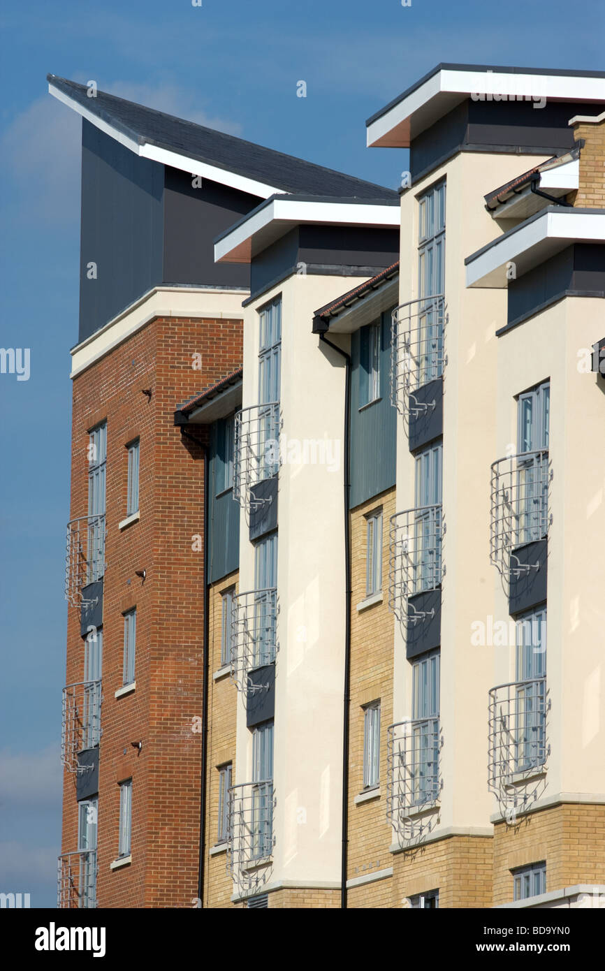 Building Development At The Hamptons Peterborough Cambridgeshire Stock