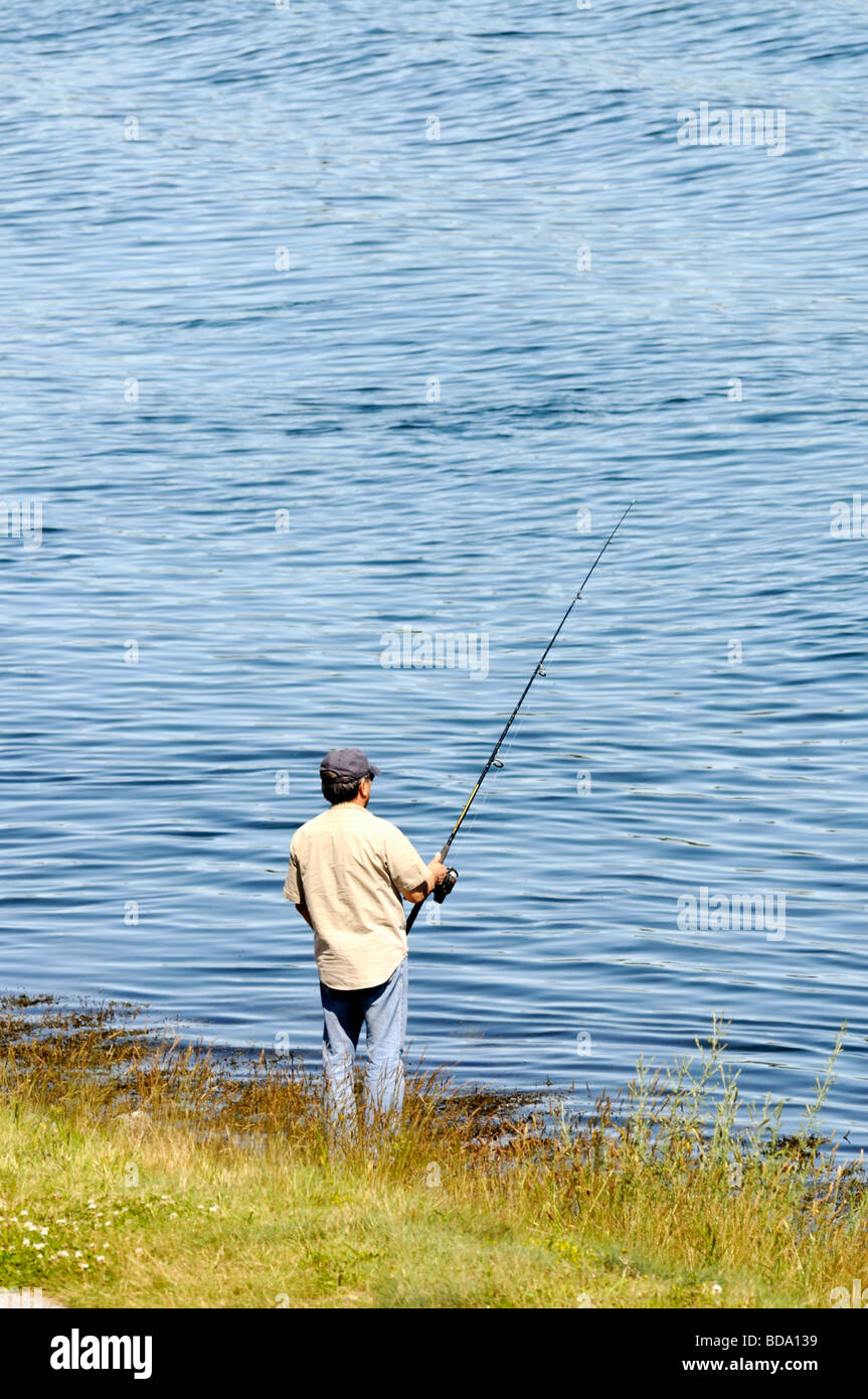 Man fishing on canal hi-res stock photography and images - Alamy