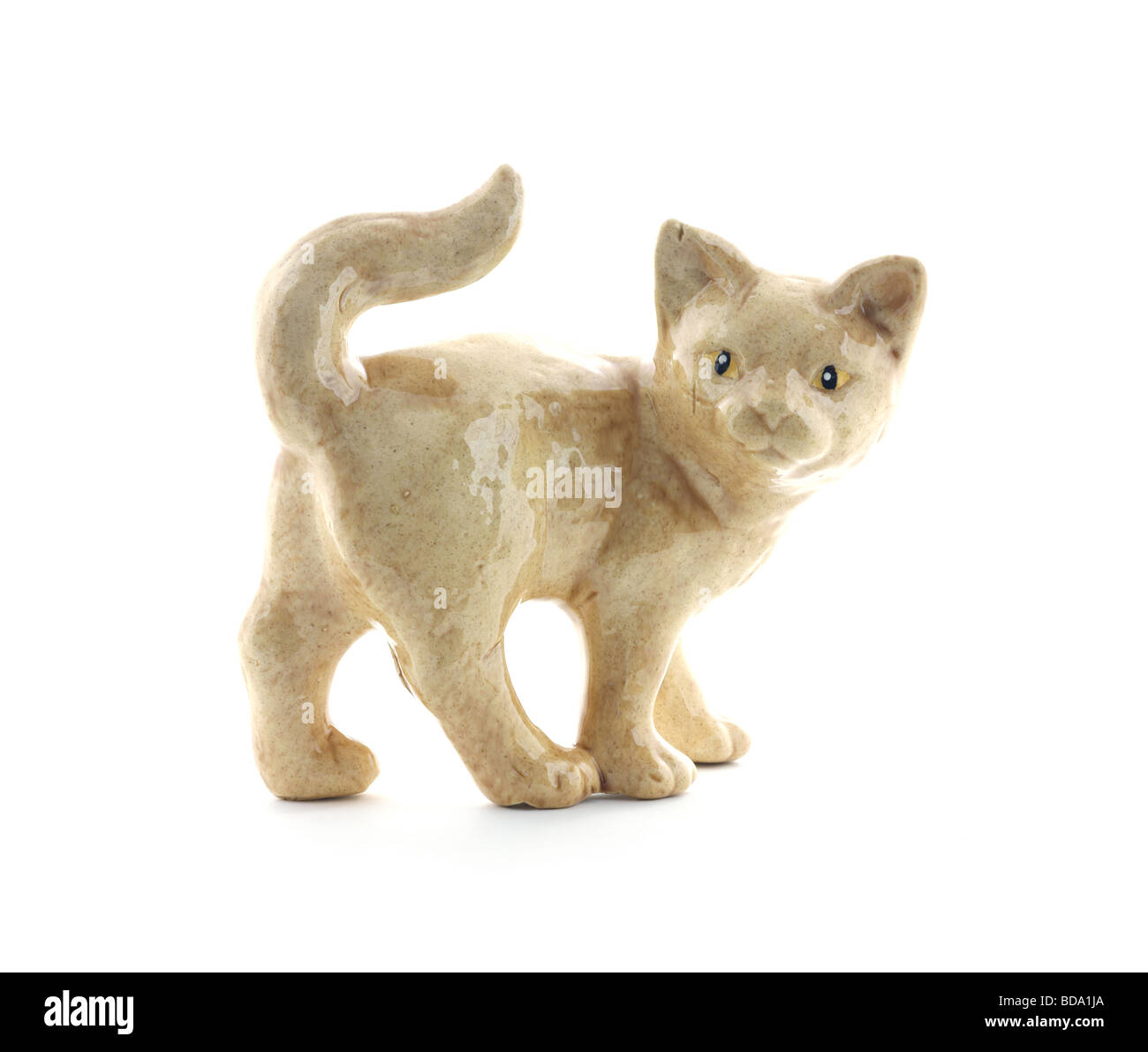 Old Ceramic Cat Stock Photo Alamy