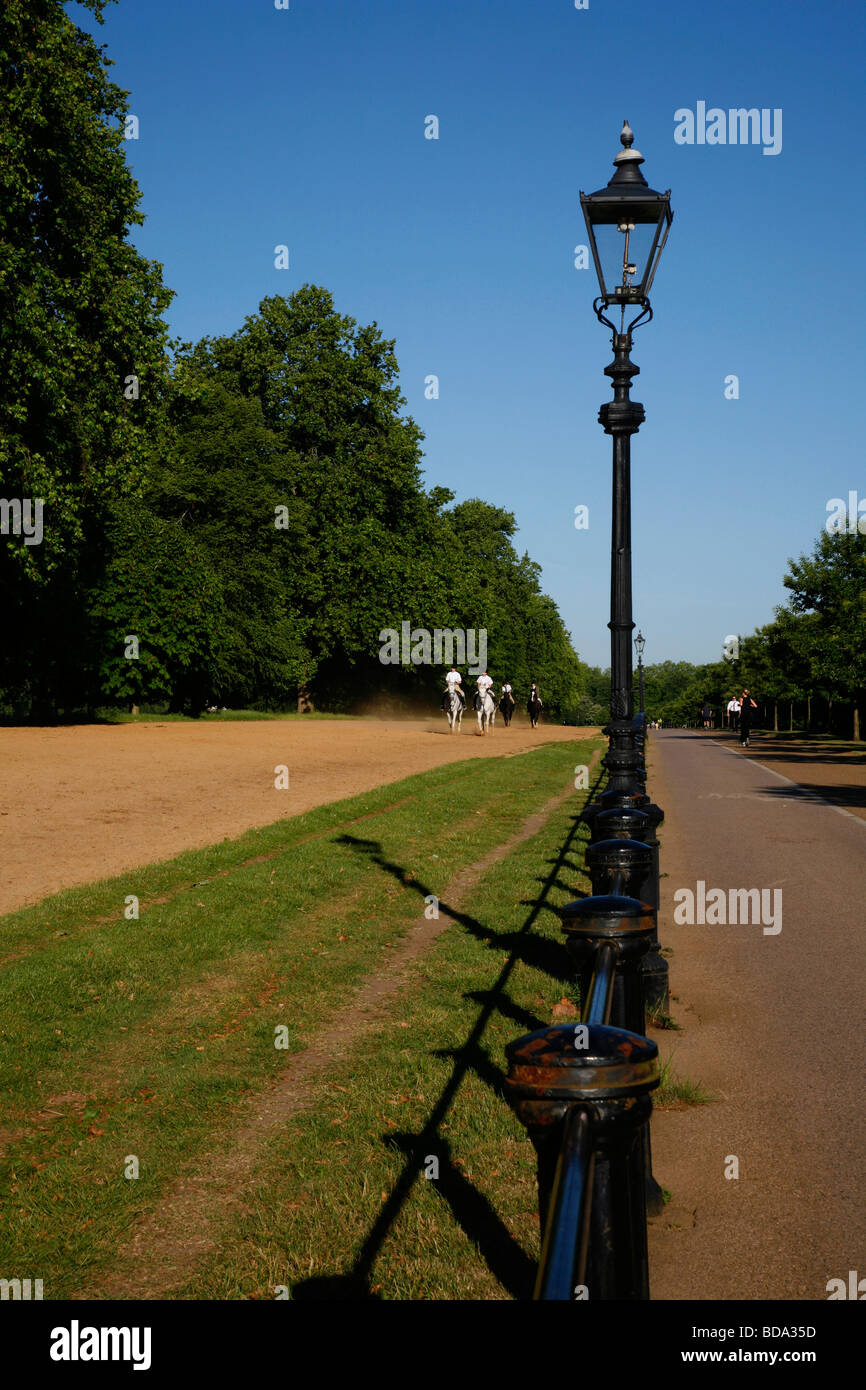 Horse riding on Rotten Row, Hyde Park, London, UK Stock Photo Alamy