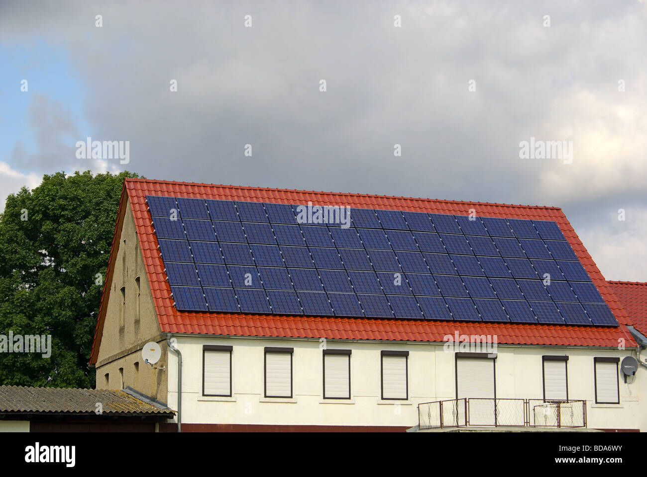 Solaranlage solar plant 42 Stock Photo
