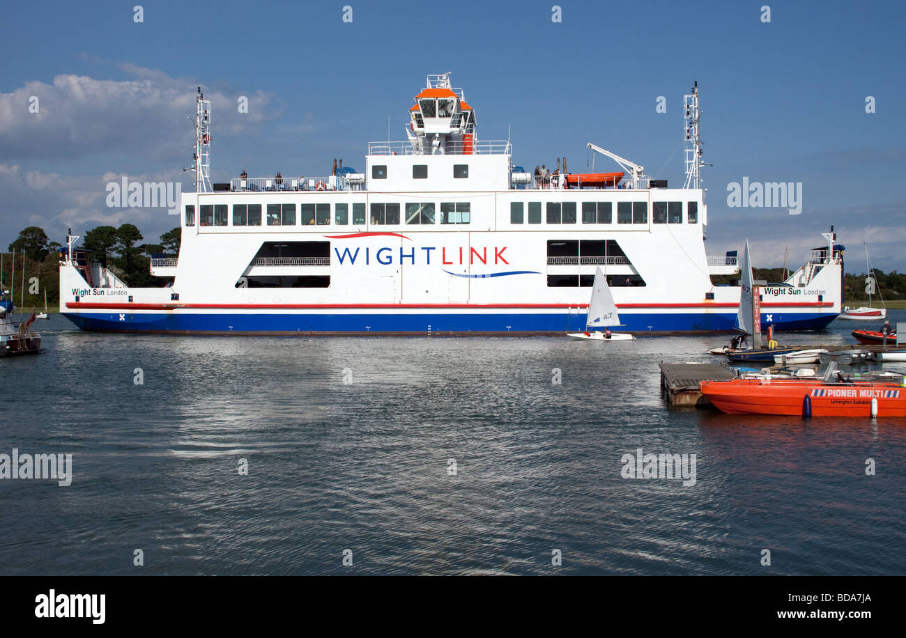 New WightLink Ferry Stock Photo