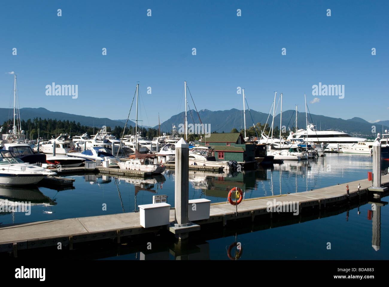 Coal Harbour, Vancouver, Canada Stock Photo Alamy
