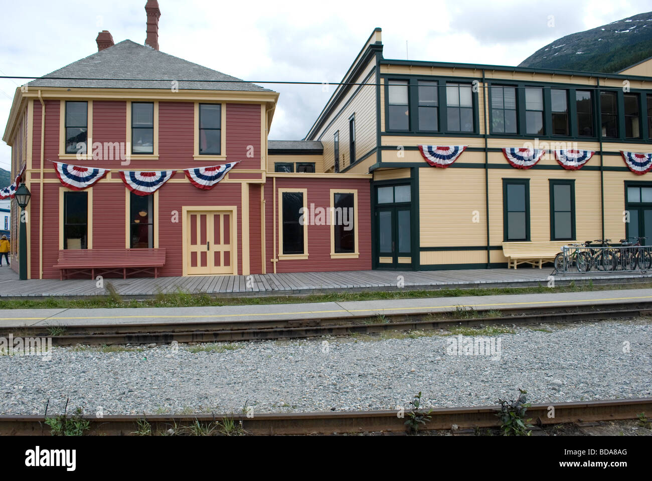 Alaska skagway buildings hires stock photography and images Alamy