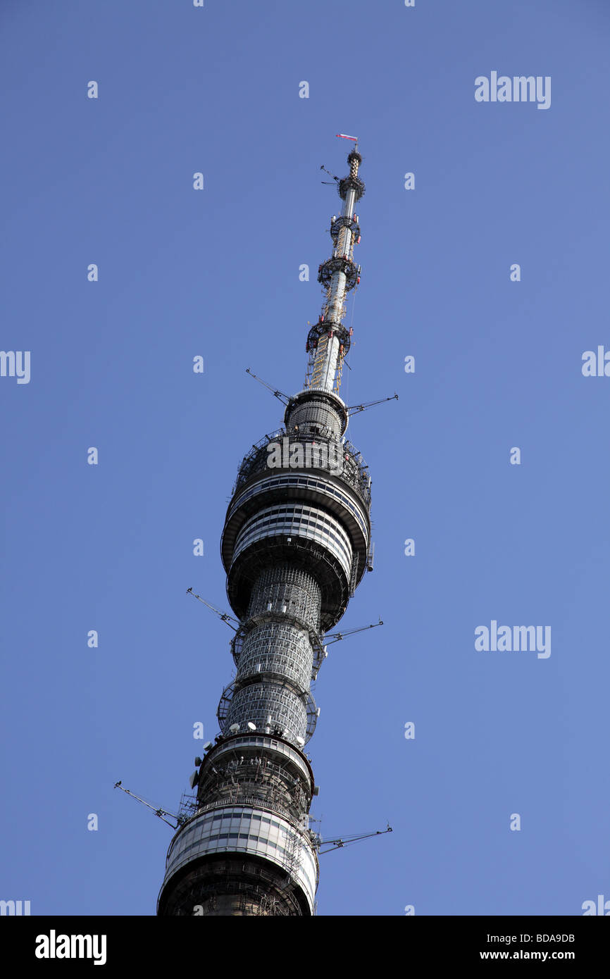 Ostankino tv and radio tower moscow hires stock photography and images