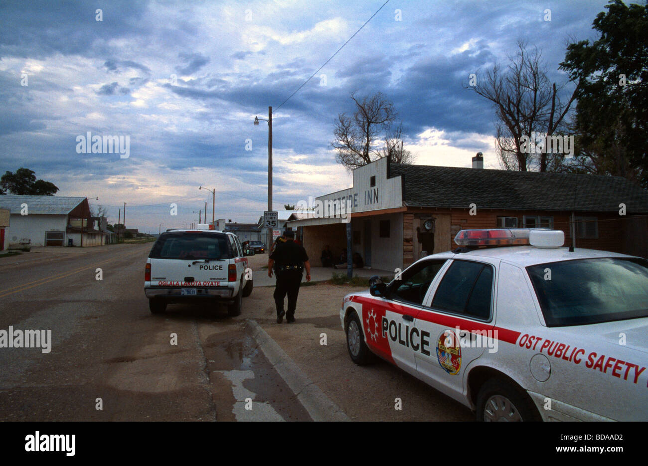 Oglala Sioux Police from the Pine Ridge native American Indian
