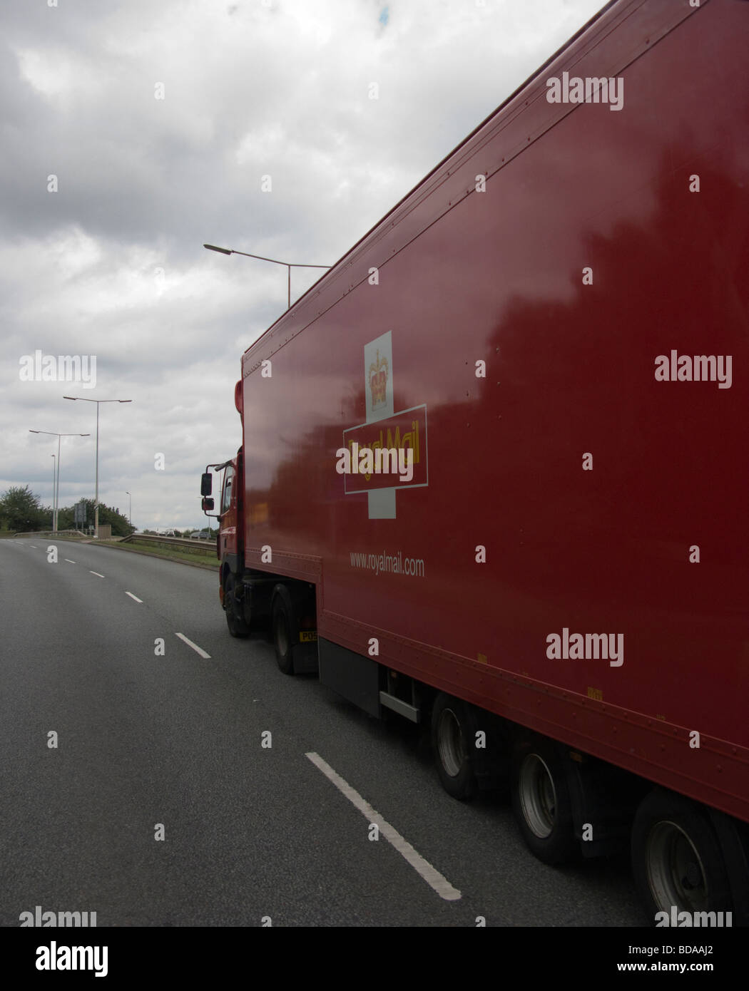 royal mail lorry Stock Photo Alamy