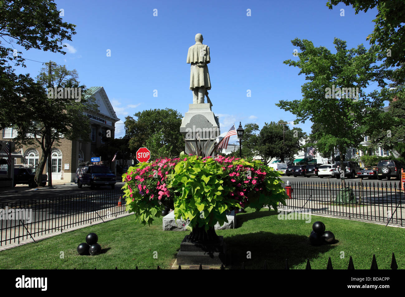 Civil War monument, Sag Harbor, Long Island NY Stock Photo Alamy