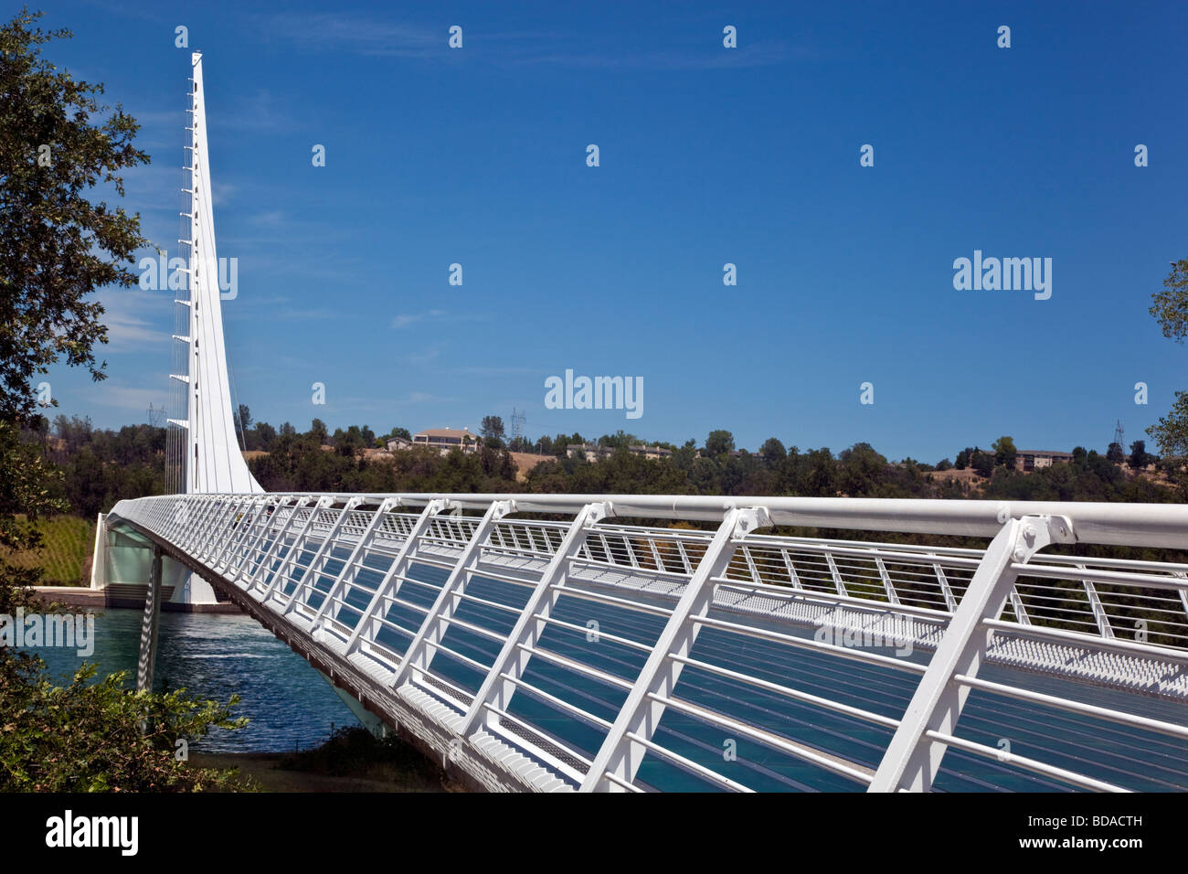 Sundial Bridge Redding California USA Stock Photo Alamy