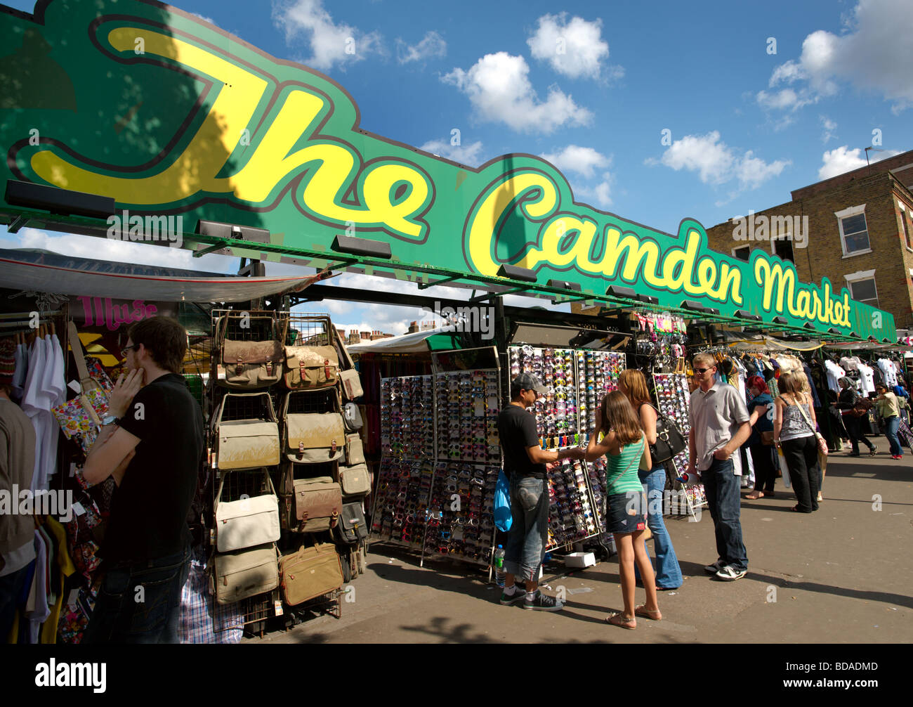 The Camden Market in Camden Town Stock Photo