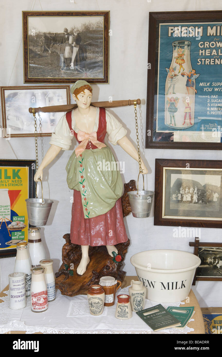 Old fashioned milk maid hi-res stock photography and images - Alamy