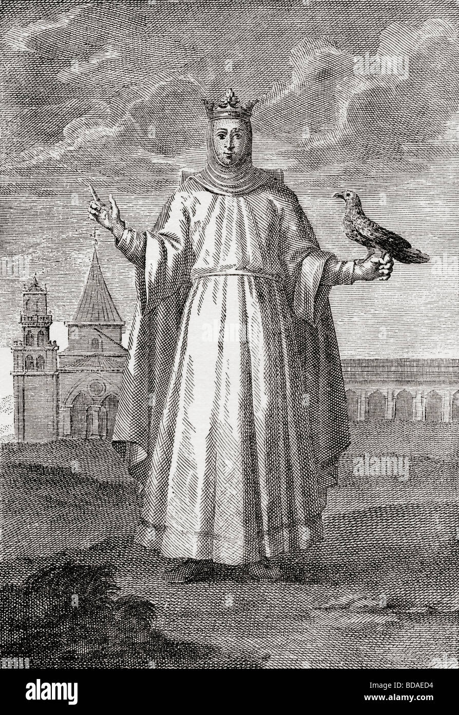 Eleanor of England born 1162 died 1214. Queen of Castile and Toledo as