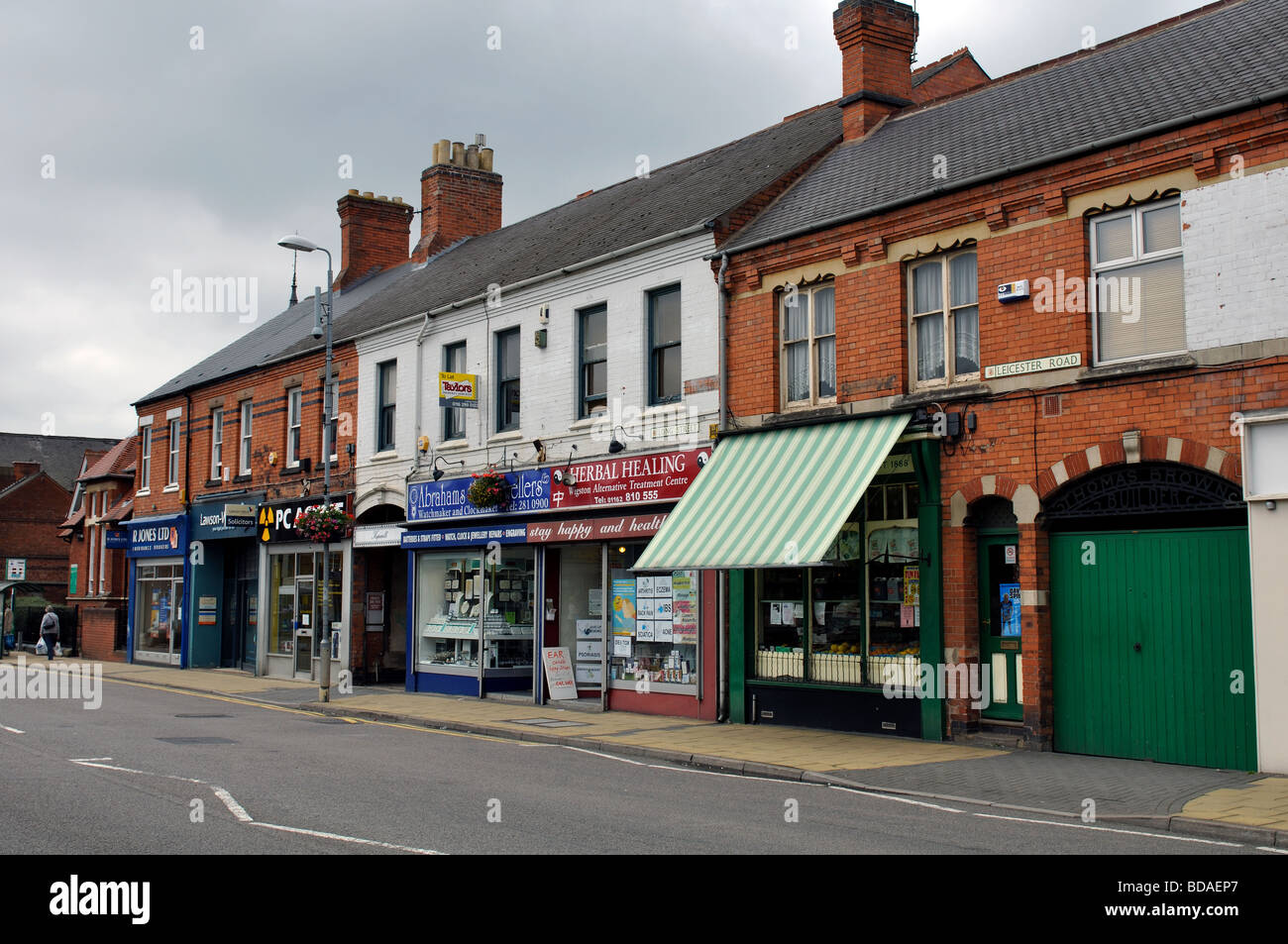 Wigston town centre, Leicestershire, England, UK Stock Photo Alamy