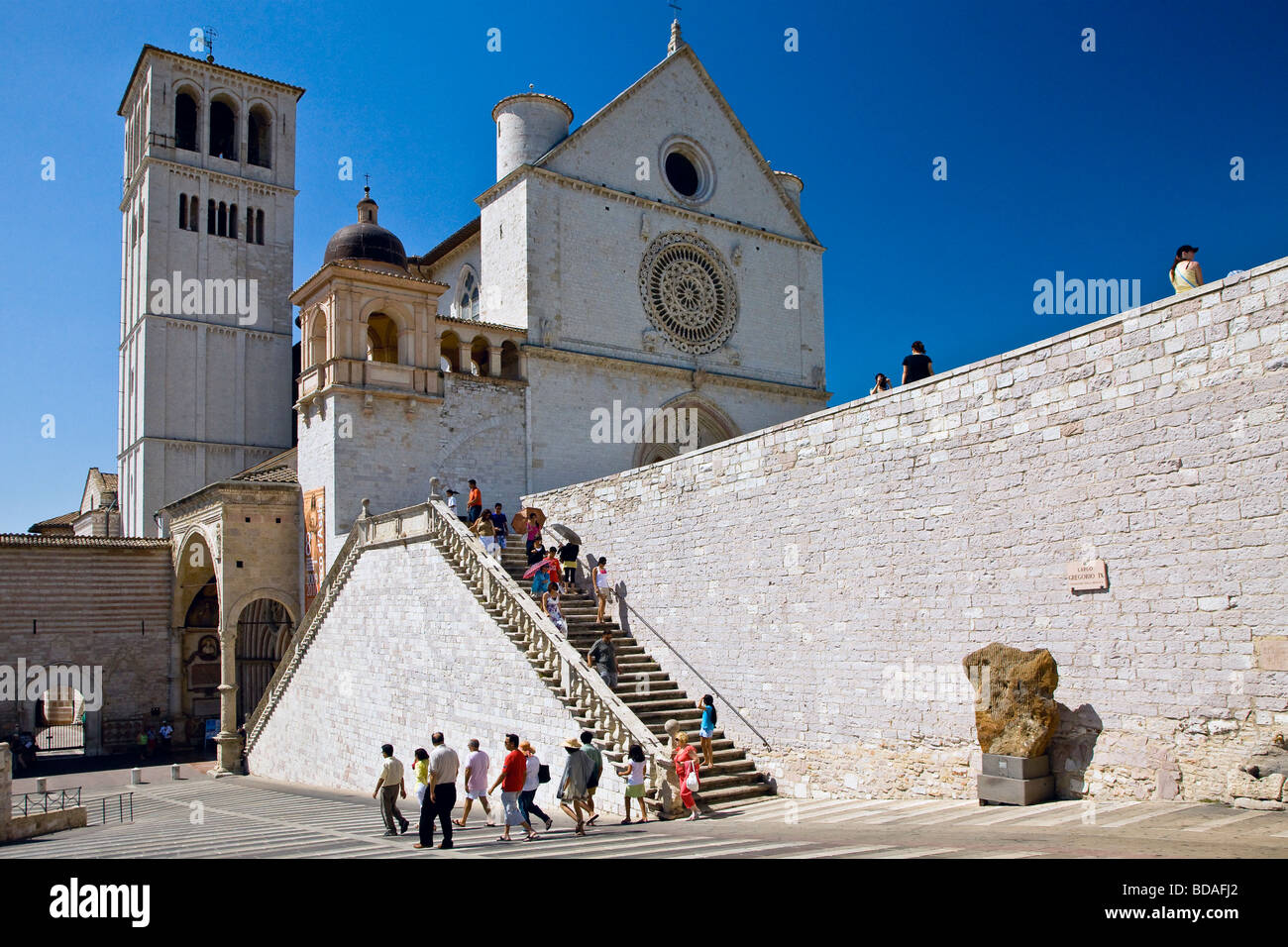 Basilica di San Francesco and Monastery in Assisi Stock Photo - Alamy