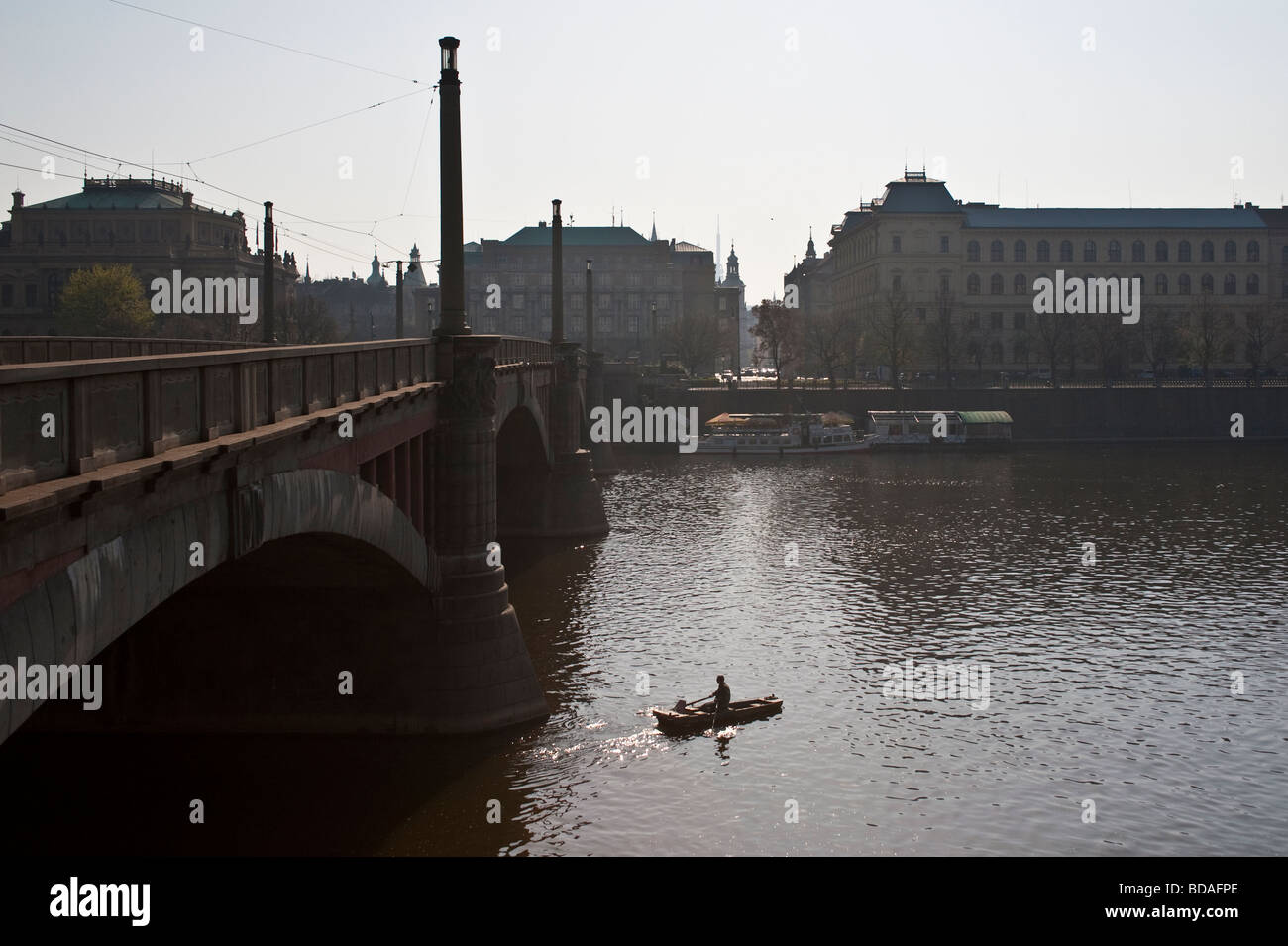 Manesuv Bridge - Mánesův most , Prague, Czech Republic Stock Photo