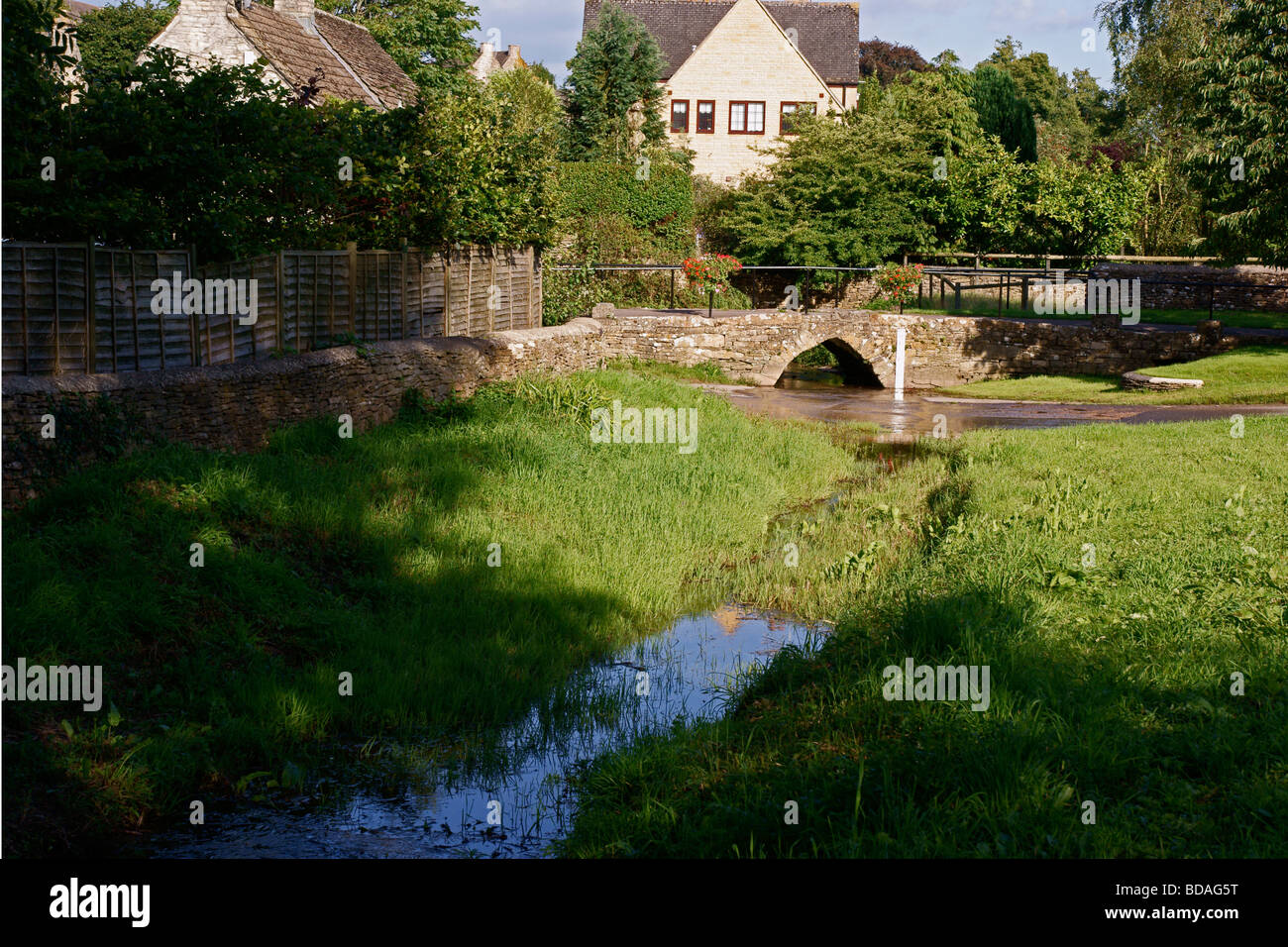 Tetbury Splash and bridge Stock Photo Alamy