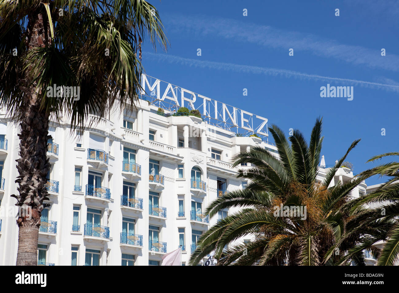 hotel martinez, cannes france Stock Photo Alamy
