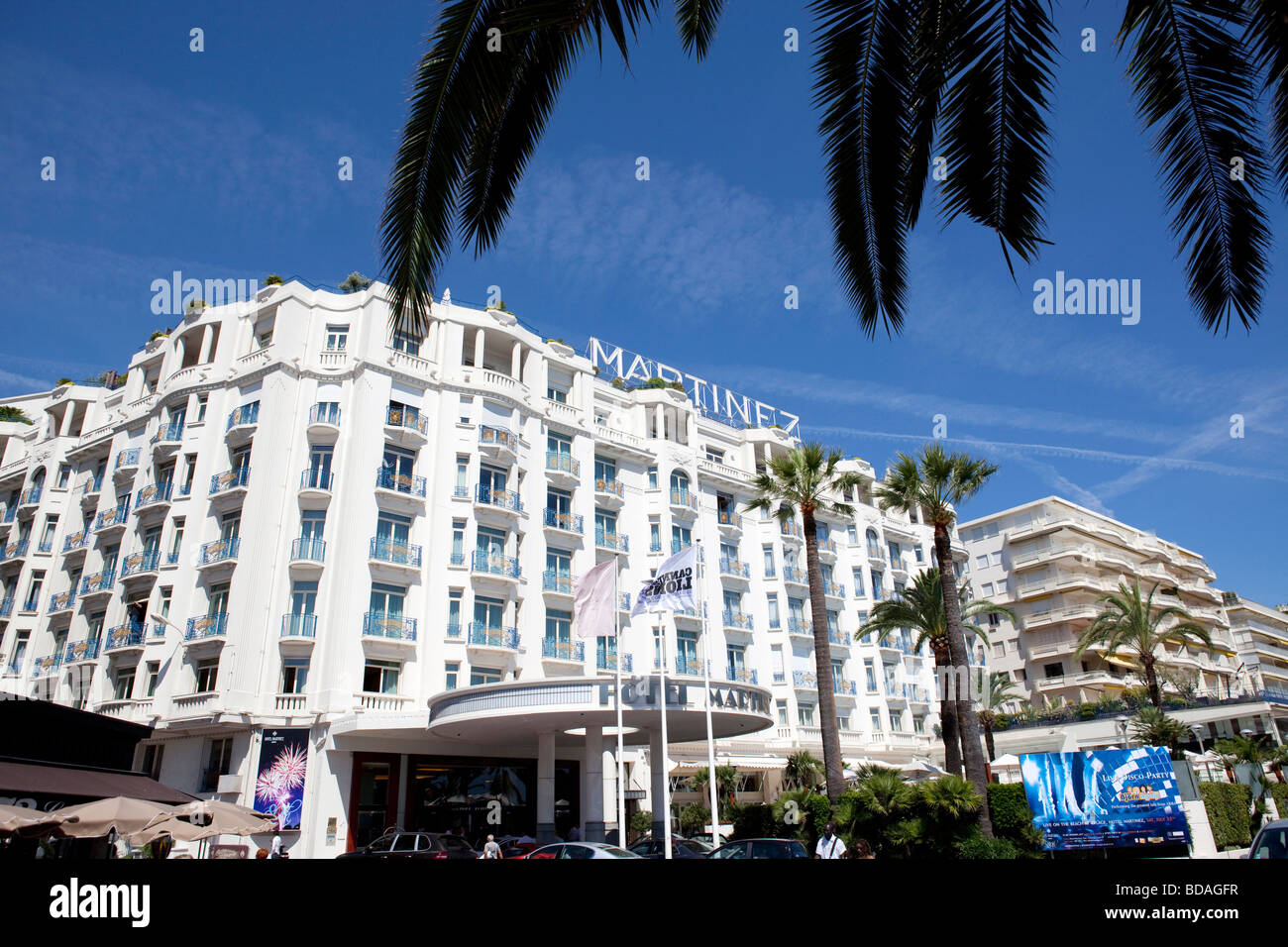 hotel martinez, cannes france Stock Photo Alamy