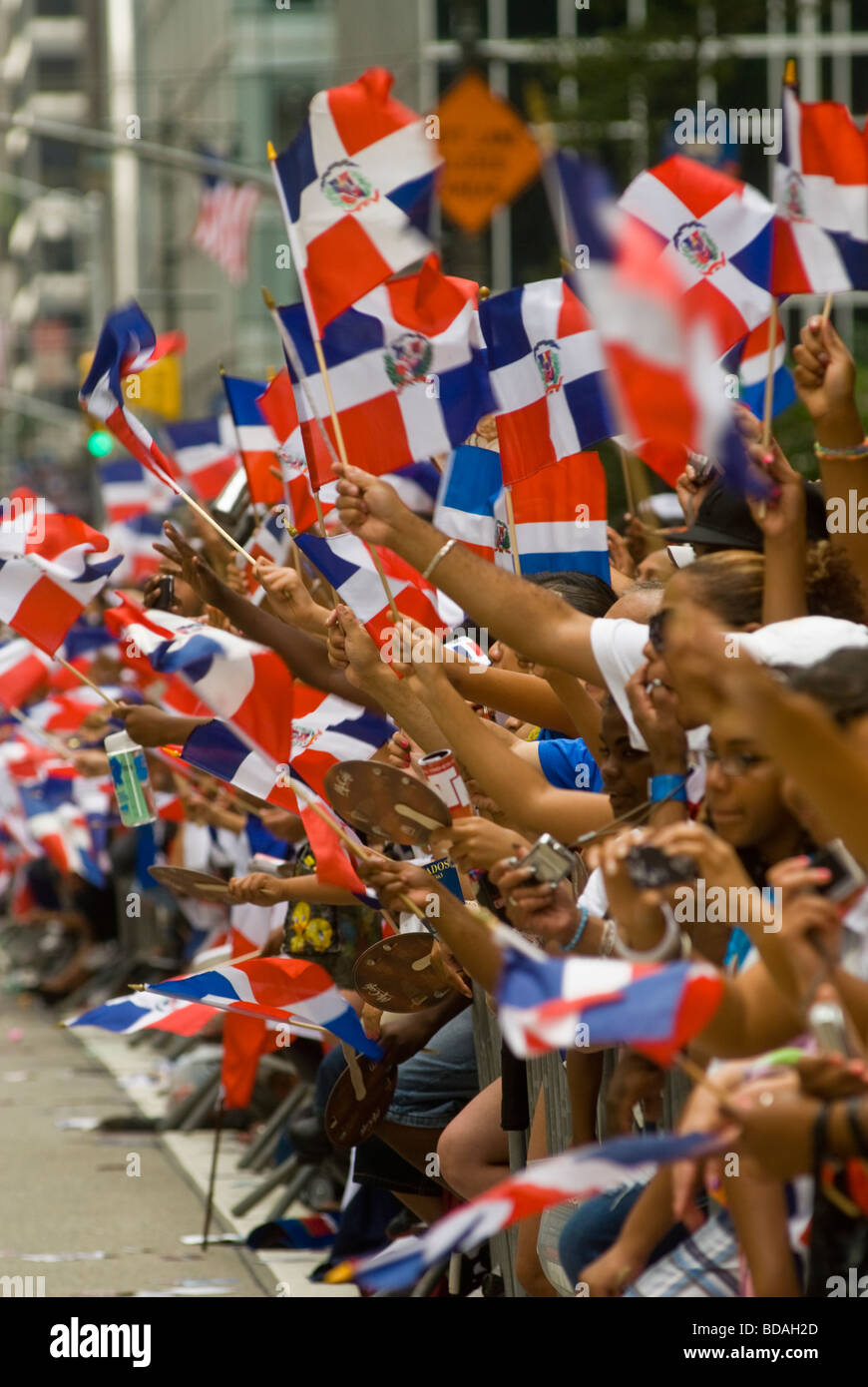 27th Annual Dominican Independence Day Parade in New York Stock Photo