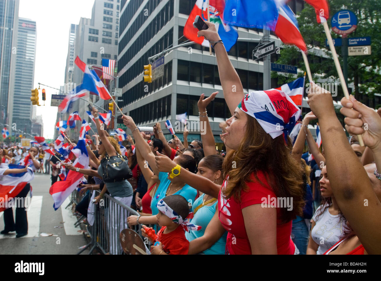 27th Annual Dominican Independence Day Parade in New York Stock Photo