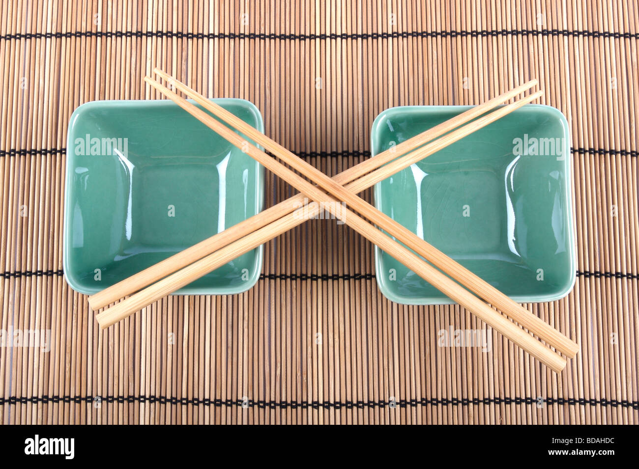 chopsticks with bowls Stock Photo Alamy
