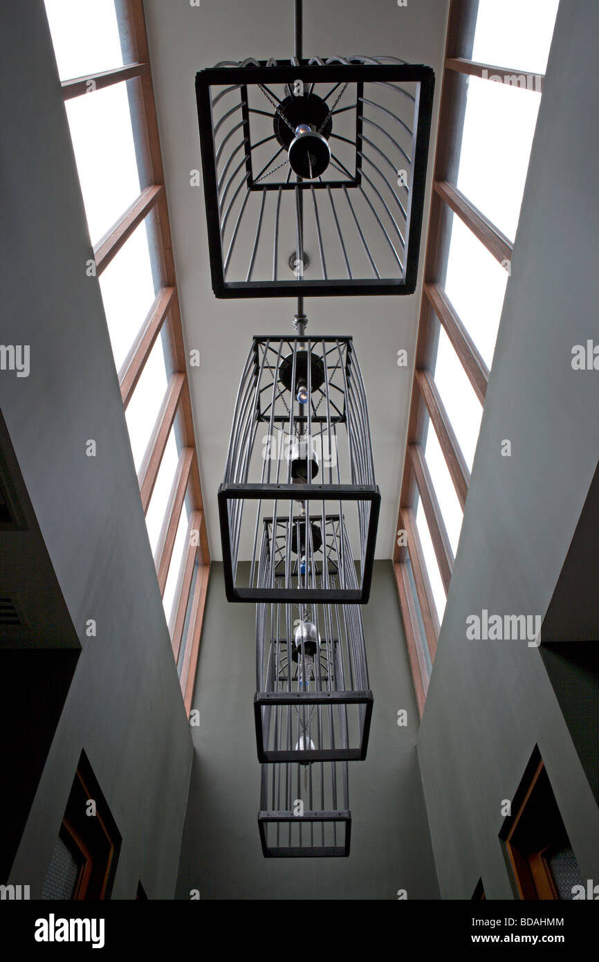 Lights hanging from ceiling Stock Photo Alamy
