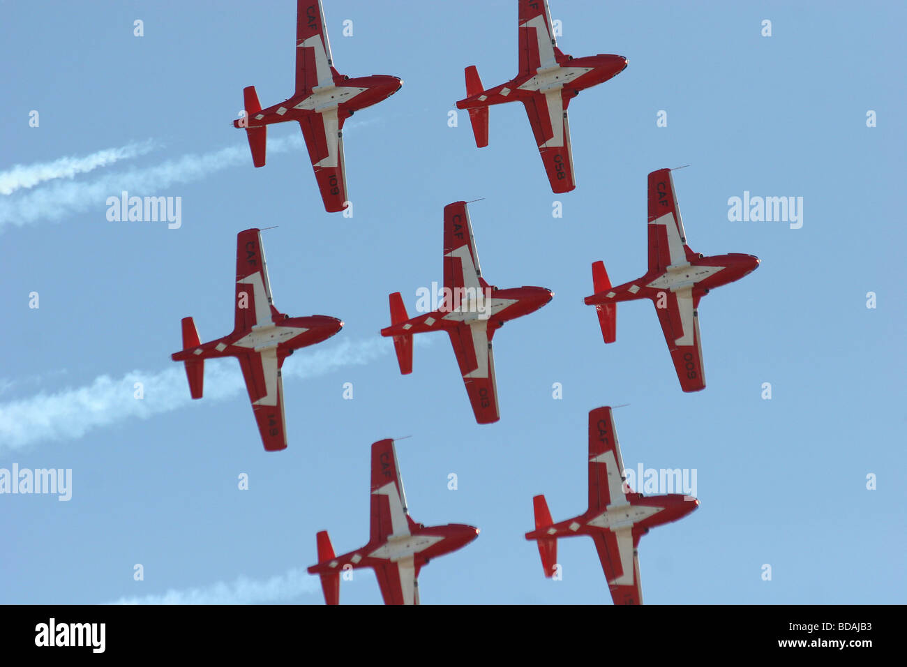 Canadas famous aerobatic team, the Snowbirds perform at Abbotsford ...