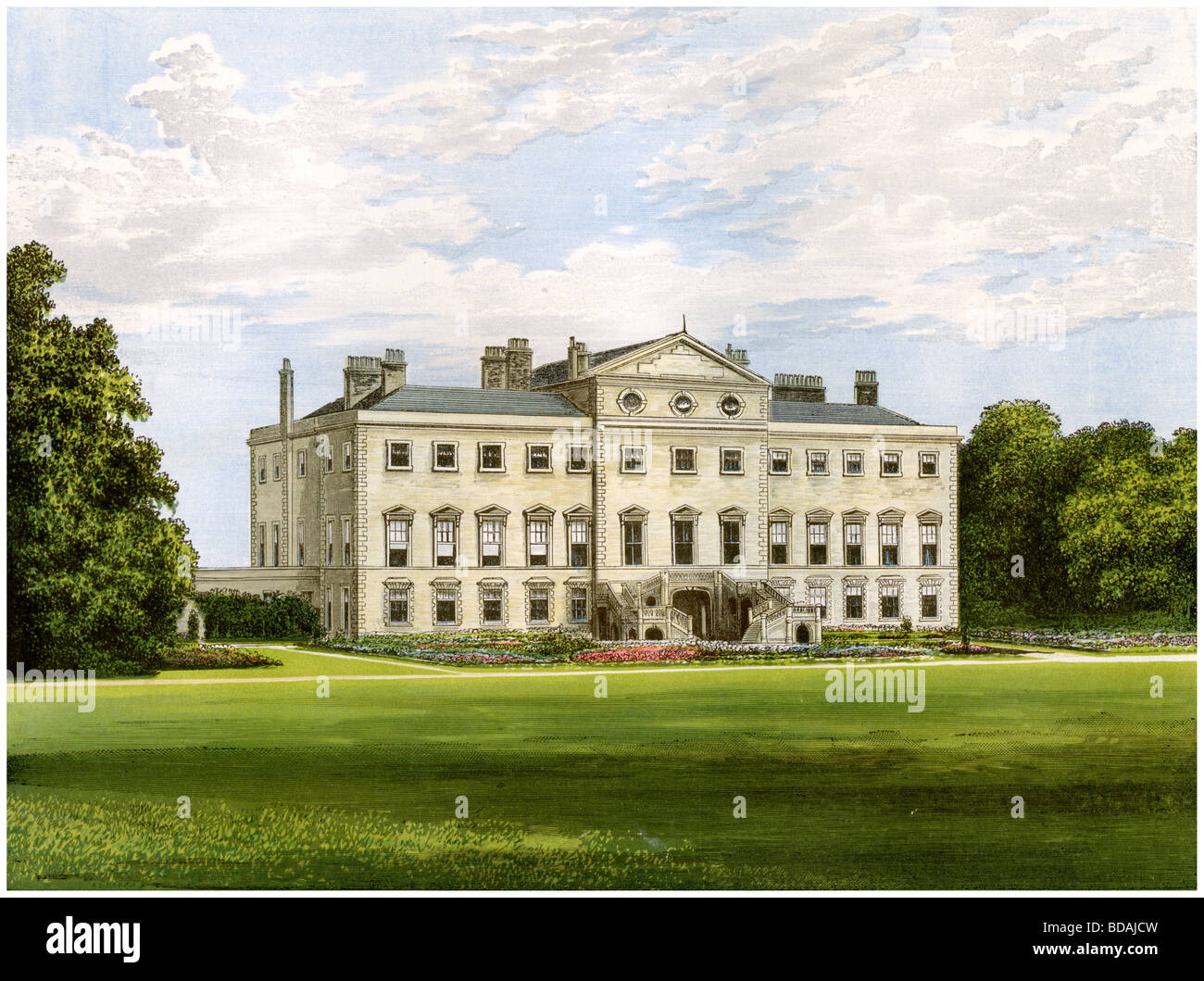 Lathom House, Lancashire, home of Lord Skelmersdale, c1880. Artist