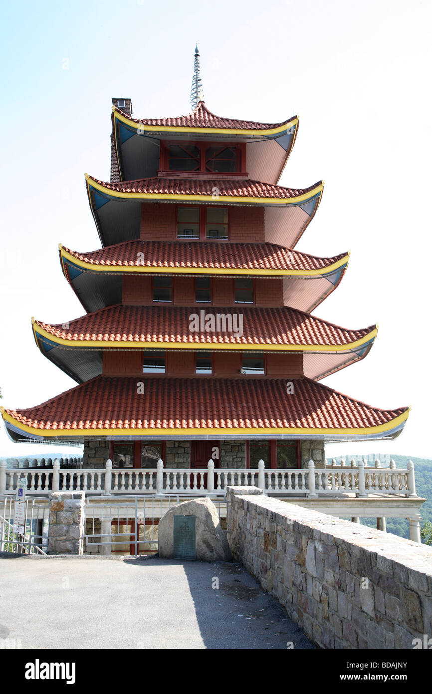 The Reading Pagoda from the East side. Stock Photo