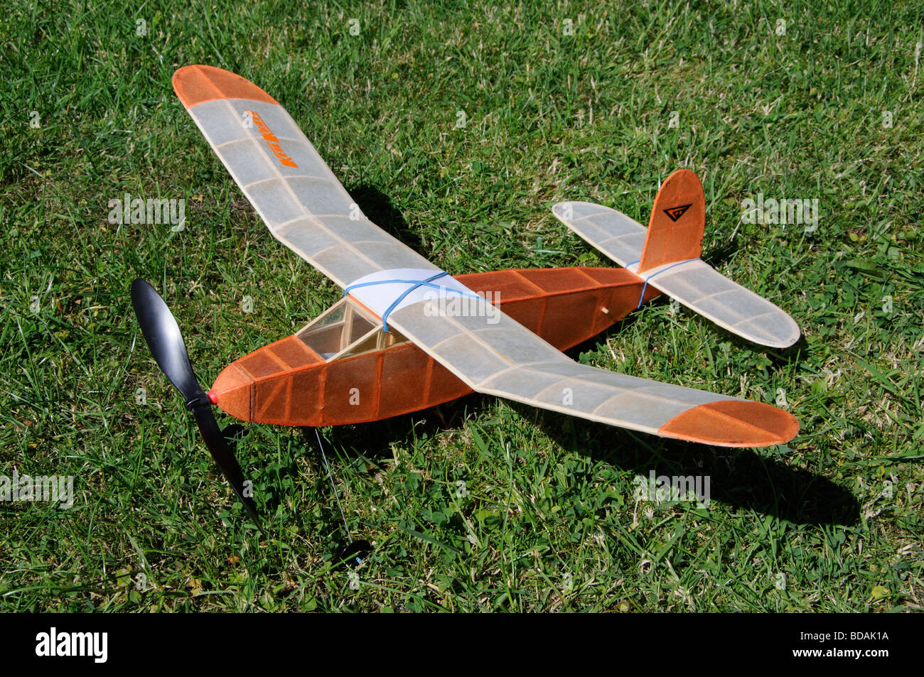 KeilKraft Achilles rubber-powered model plane Stock Photo - Alamy