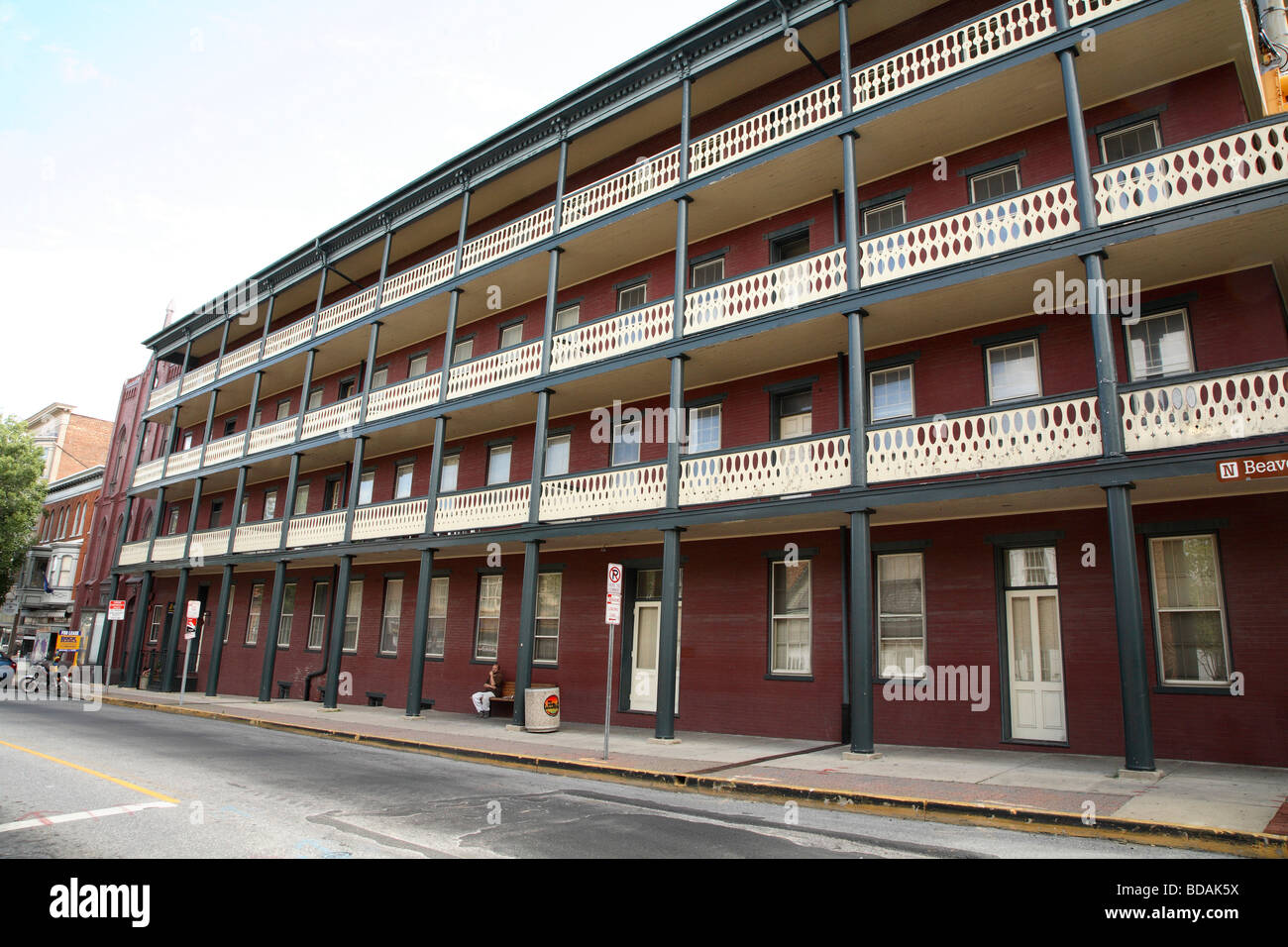 Side of the National House York PA Stock Photo Alamy