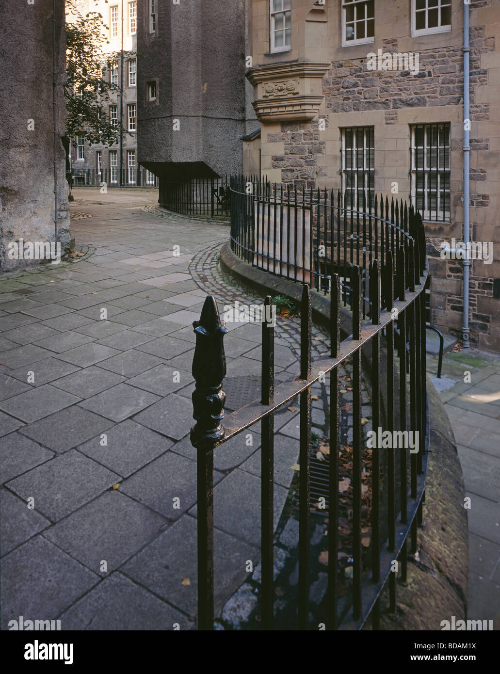 Railings in Gladstones Land, Edinburgh, Scotland Stock Photo Alamy