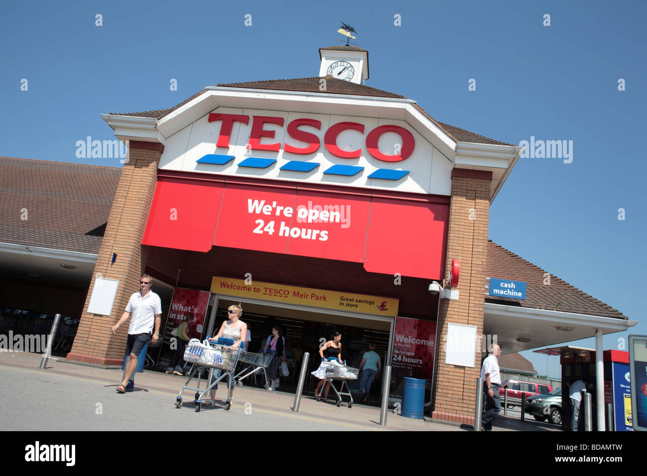 Tesco store, Meir Park, StokeonTrent Stock Photo Alamy