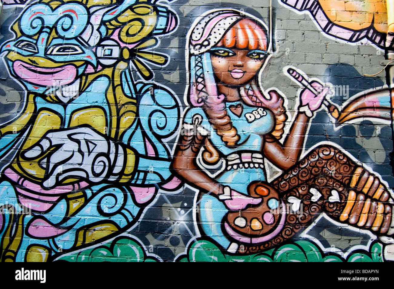 Melbourne street art hi-res stock photography and images - Alamy
