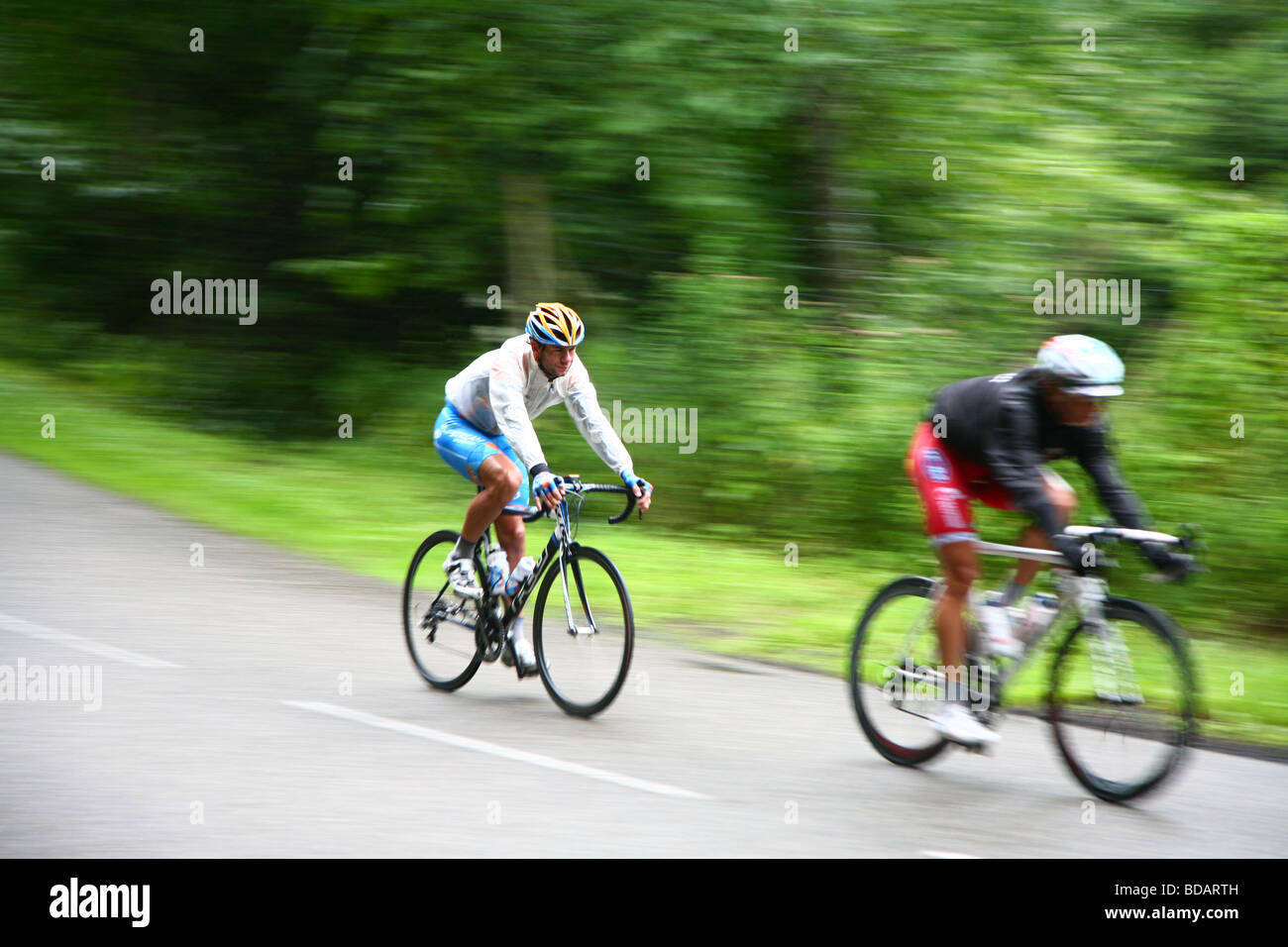 Tour de France 2009, stage 13 - Vittel  Colmar 200 km. (17 july) Stock Photo