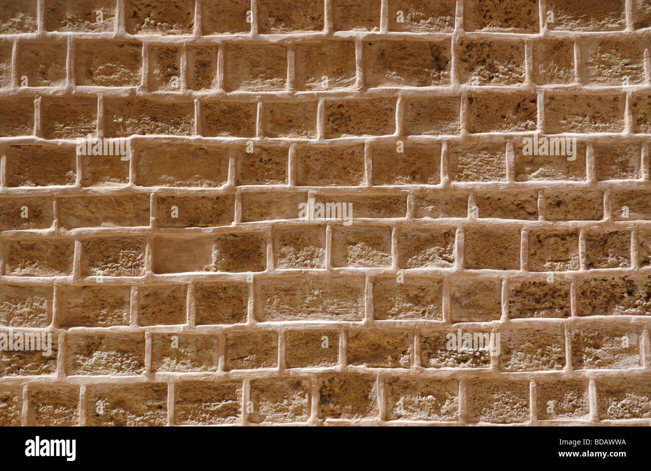 Old wall with new mortar Stock Photo Alamy