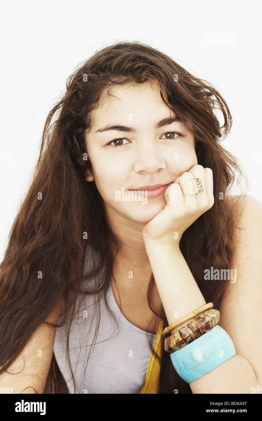 Portrait happy smiling mixed hi-res stock photography and images - Alamy