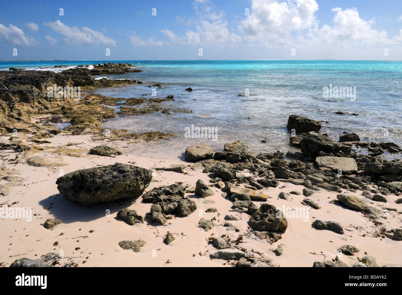 Gibbs Island in Grand Turk and Caicos Island British West Indies Stock Photo