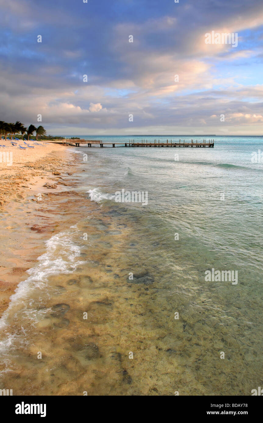 Late afternoon in Grand Turk British West Indies Stock Photo