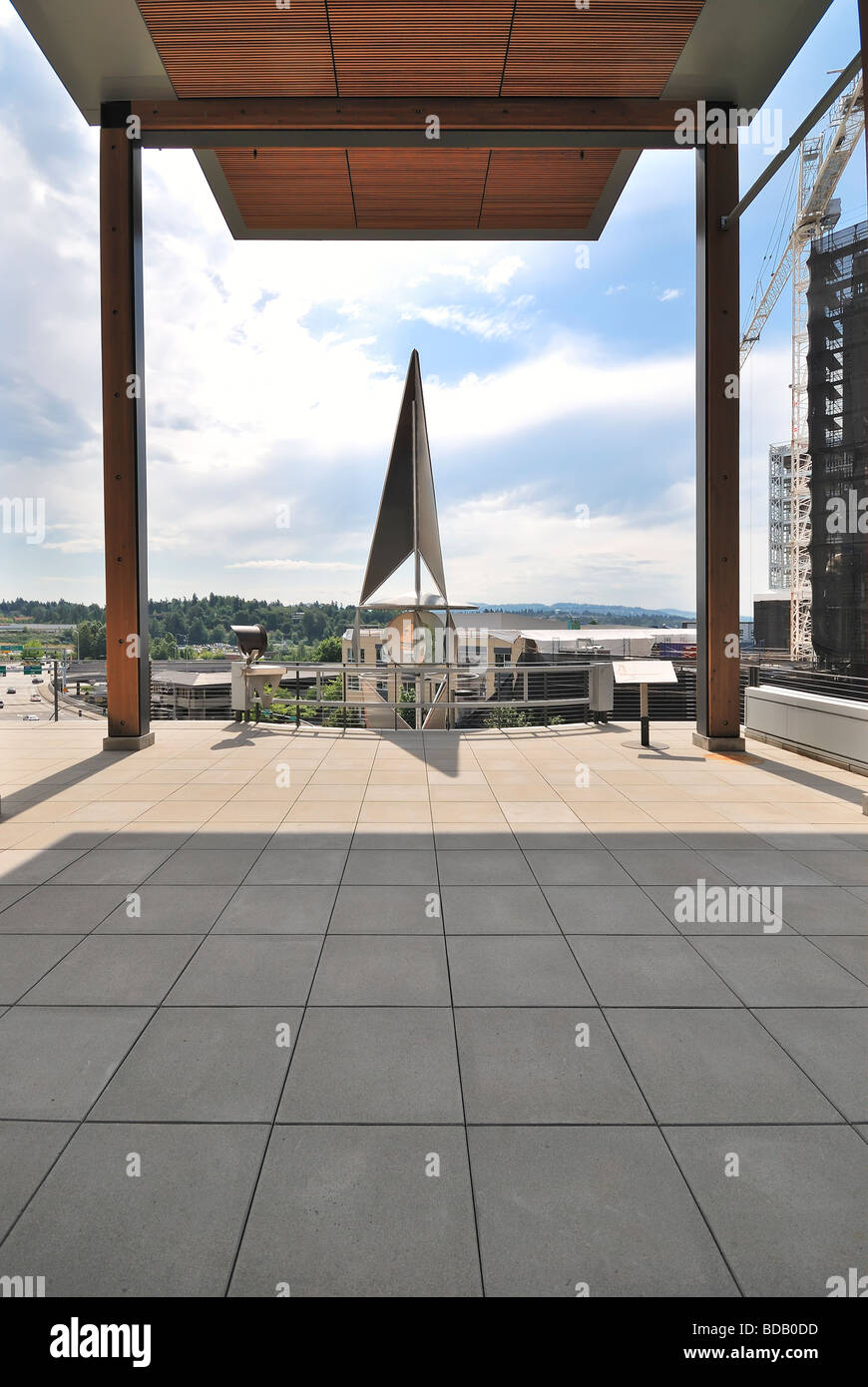 Bellevue City Hall from balcony Stock Photo Alamy