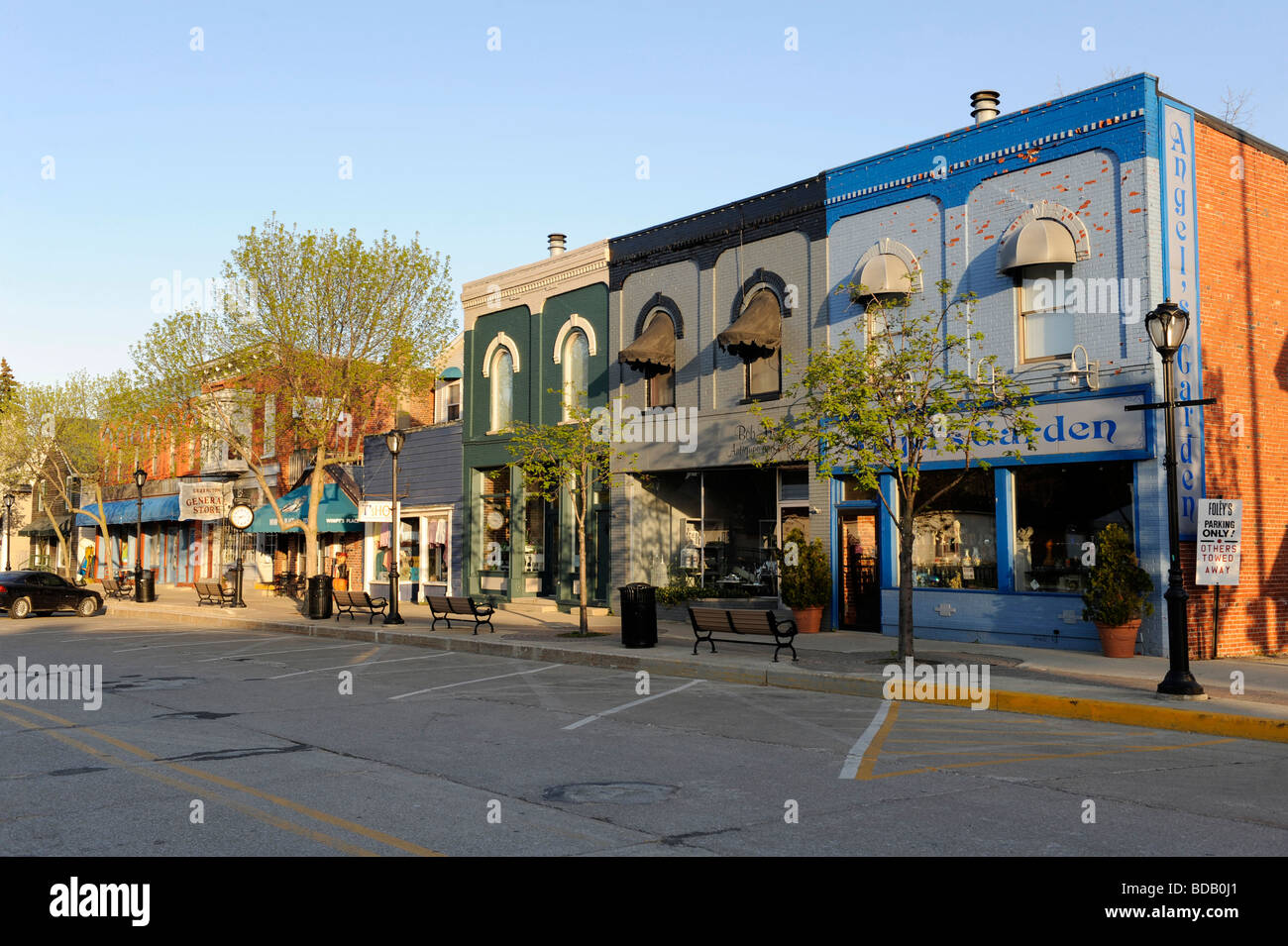 Lexington Michigan tourist destination downtown area Stock Photo Alamy