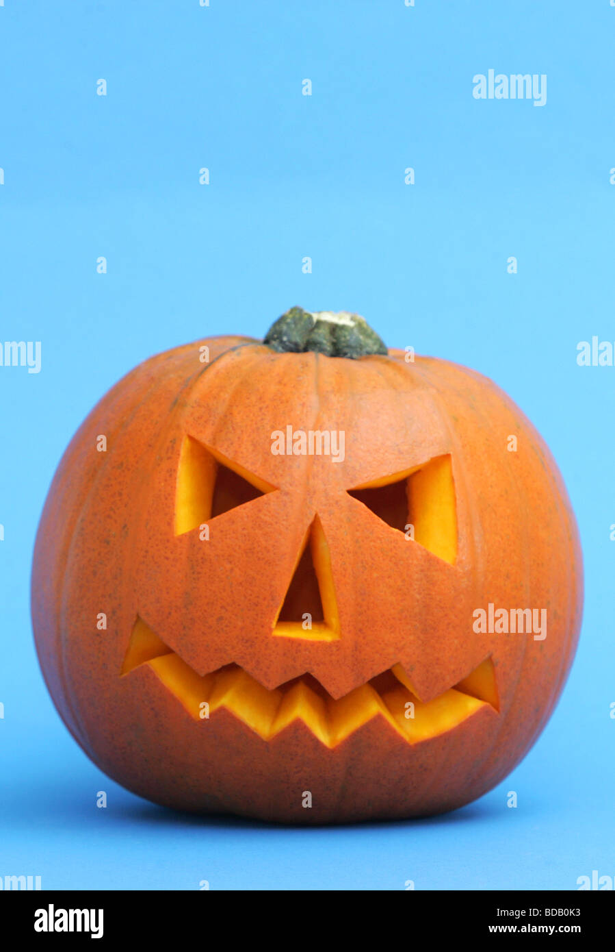 A carved halloween pumpkin Stock Photo - Alamy