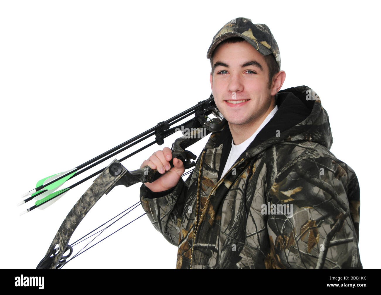 Hunter with bow and arrow hi-res stock photography and images - Alamy
