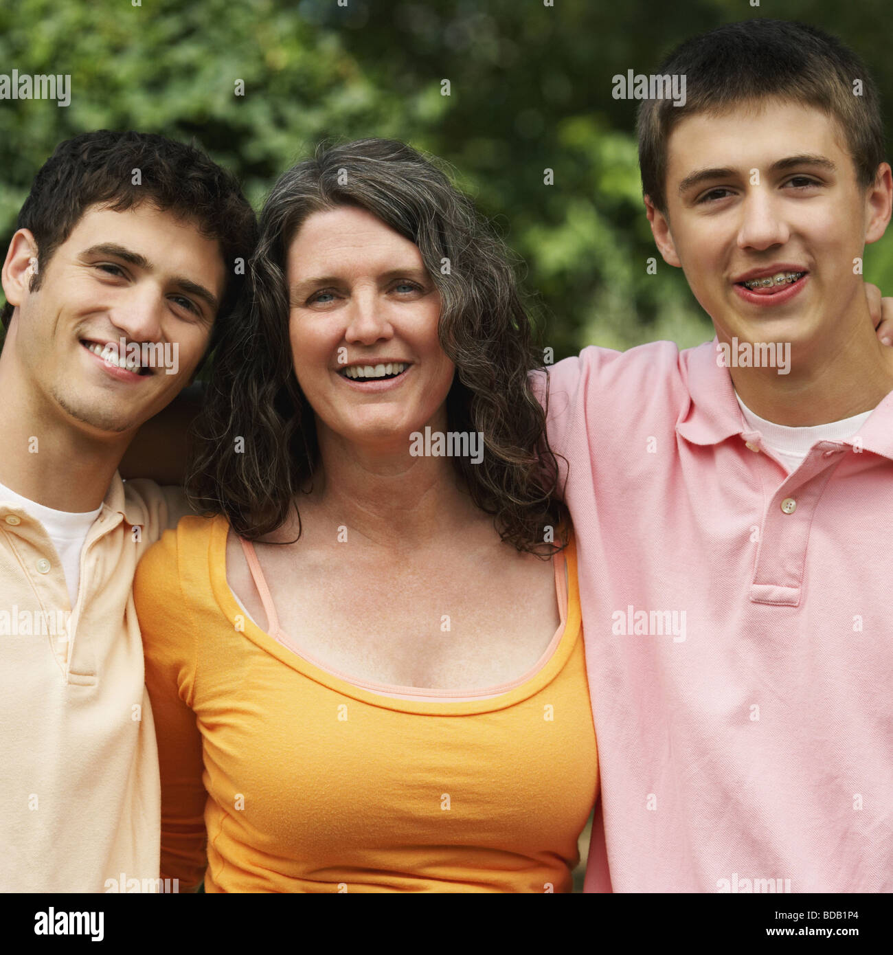 vmature wife with boys