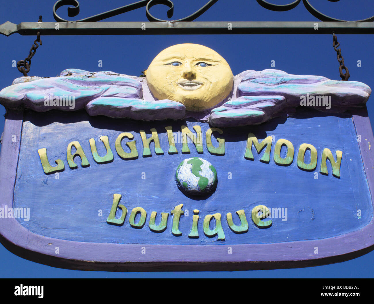 The Laughing Moon Boutique, Plymouth MA Stock Photo