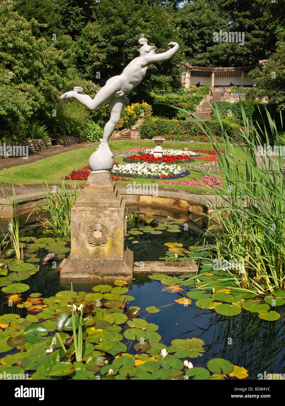 Italian Gardens South Cliff Scarborough Yorkshire UK Stock Photo Alamy