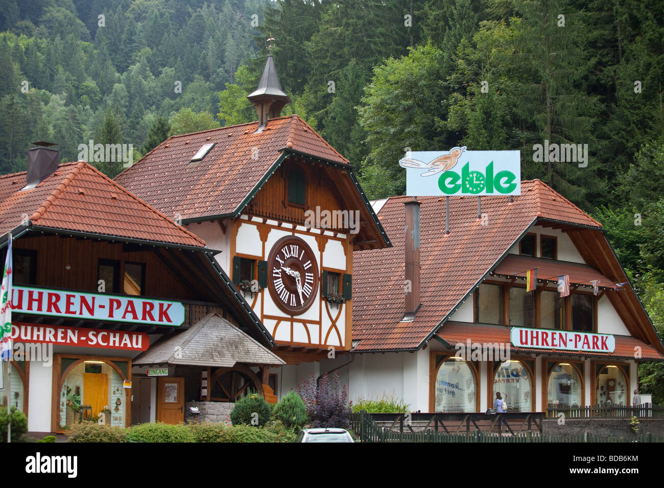 Cuckoo clocks museum and shop with the largest Cuckoo clock in the world in Triberg, Schwarzwald