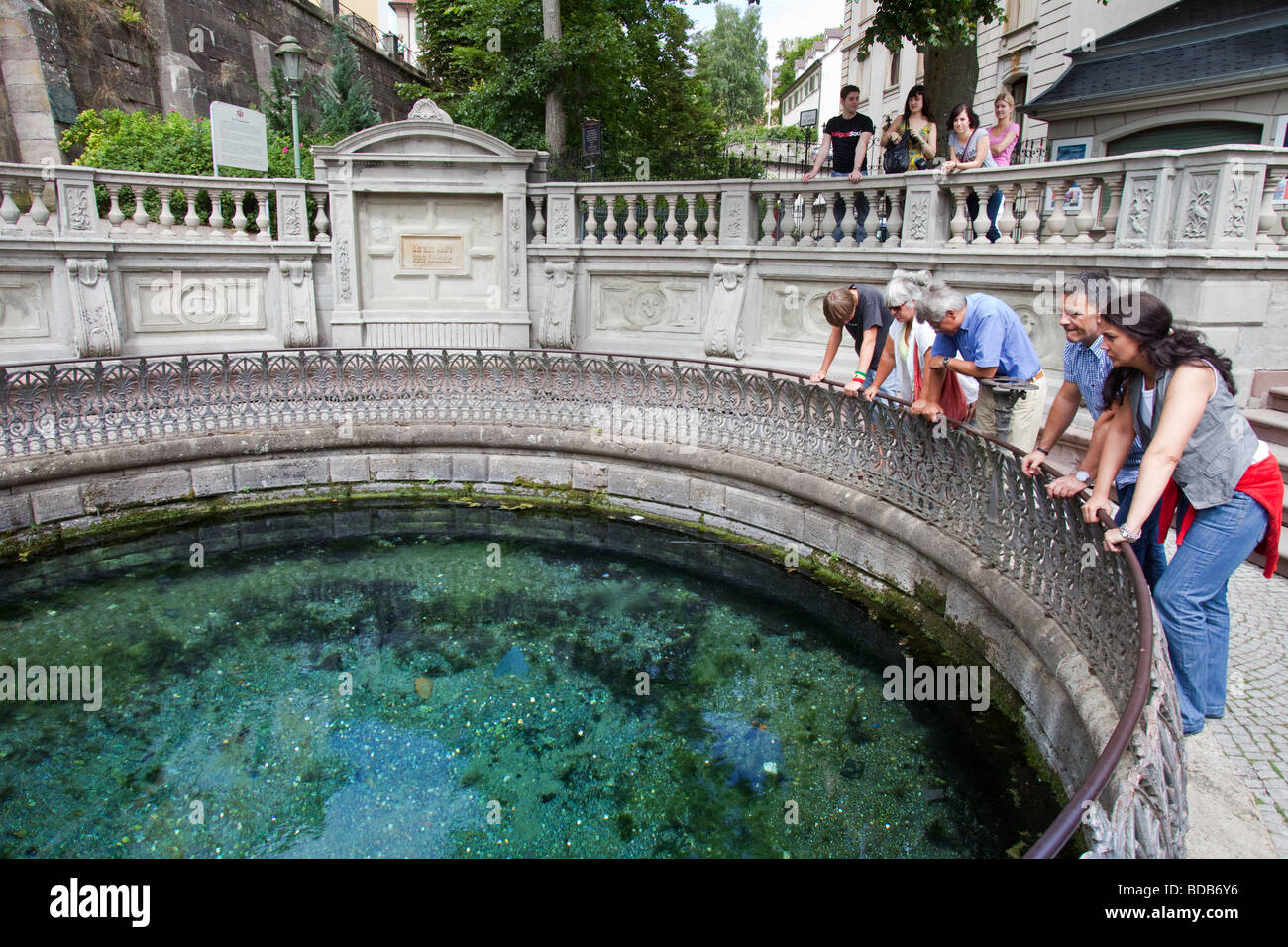 The historical source of the River Danube socalled "Karstaufstoßquelle