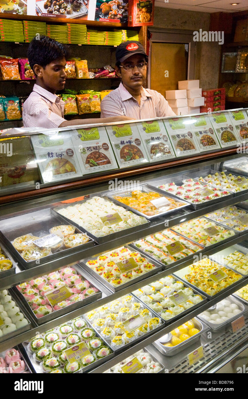 Indian sweets for sale in Haldirams, Delhi. India Stock Photo Alamy